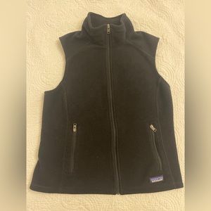 Black Patagonia Fleece Vest